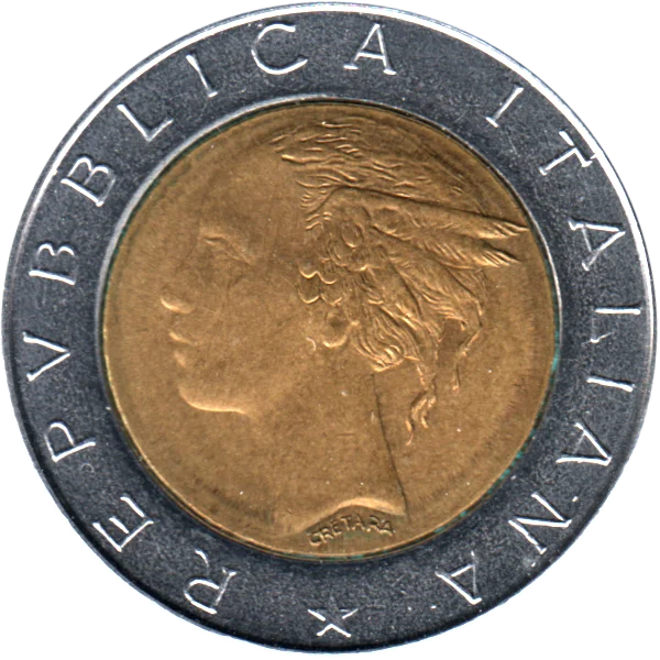 500 Lire, 1982 Obverse