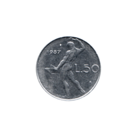 Preview 50 Lire, 1987 reverse