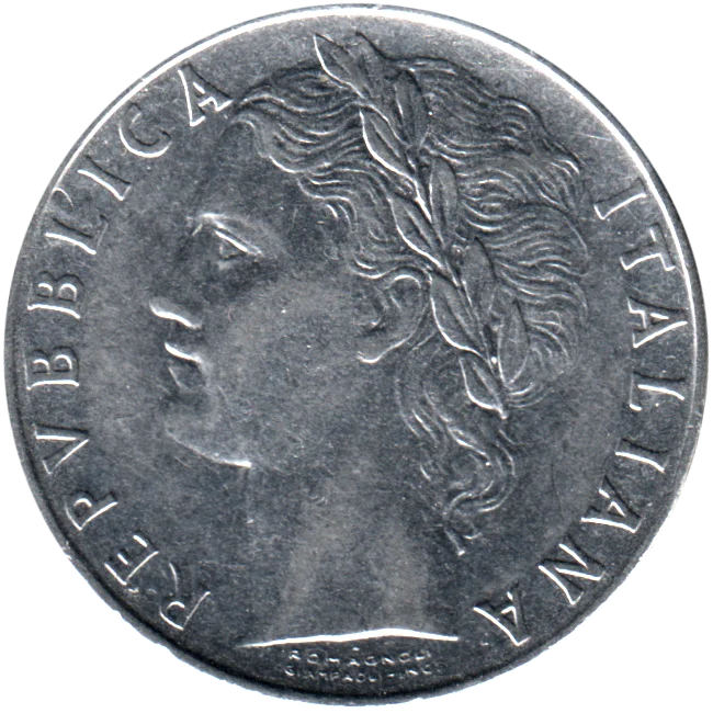 100 Lire, 1972 Obverse