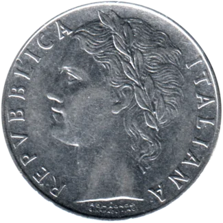 Preview 100 Lire, 1972 obverse