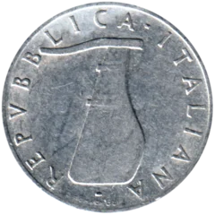 Preview 5 Lire, 1952 obverse