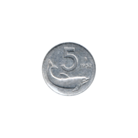 Preview 5 Lire, 1952 reverse