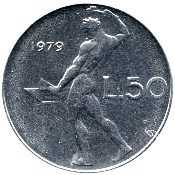 50 Lire, 1979 Reverse