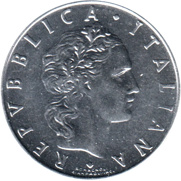 50 Lire, 1962 Obverse