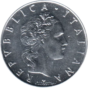 Preview 50 Lire, 1962 obverse