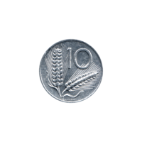 Preview 10 Lire, 1955 reverse