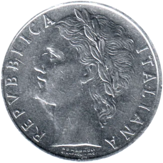 Preview 100 Lire, 1966 obverse