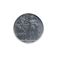 Preview 100 Lire, 1966 reverse