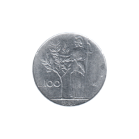 Preview 100 Lire, 1961 reverse
