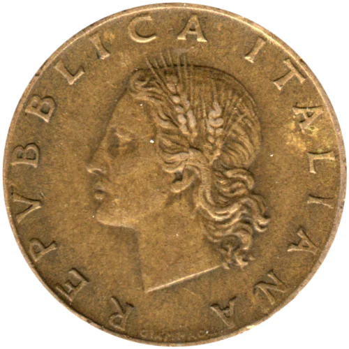 20 Lire, 1958 Obverse
