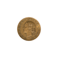 Preview 20 Lire, 1958 obverse