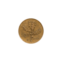 Preview 20 Lire, 1958 reverse