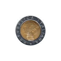 Preview 500 Lire, 1996 obverse