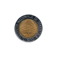Preview 500 Lire, 1996 reverse