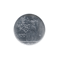Preview 100 Lire, 1970 reverse