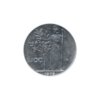 Preview 100 Lire, 1979 reverse
