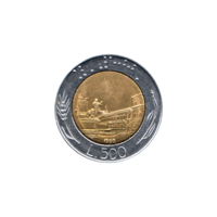 Preview 500 Lire, 1990 reverse