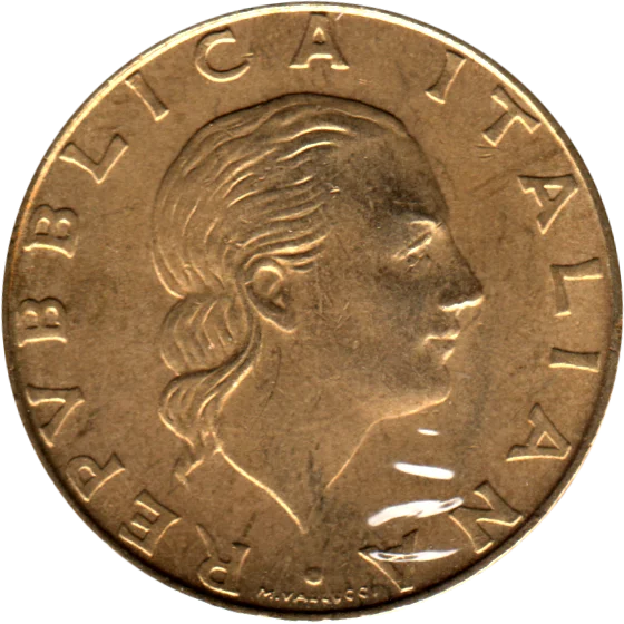 200 Lire, 1995 Obverse