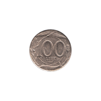 Preview 100 Lire, 1997 reverse