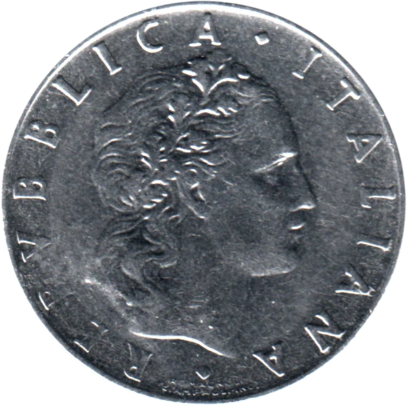 50 Lire, 1968 Obverse