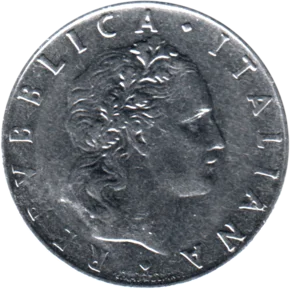 Preview 50 Lire, 1968 obverse