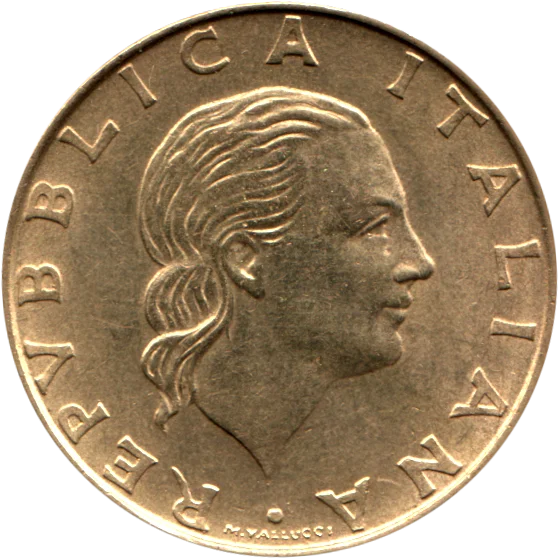 200 Lire, 1987 Obverse