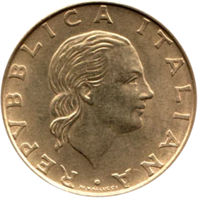 Preview 200 Lire, 1987 obverse