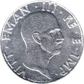 Preview 50 centesimi, 1941 obverse