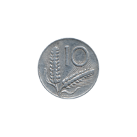 Preview 10 Lire, 1954 reverse