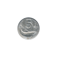 Preview 5 Lire, 1953 reverse