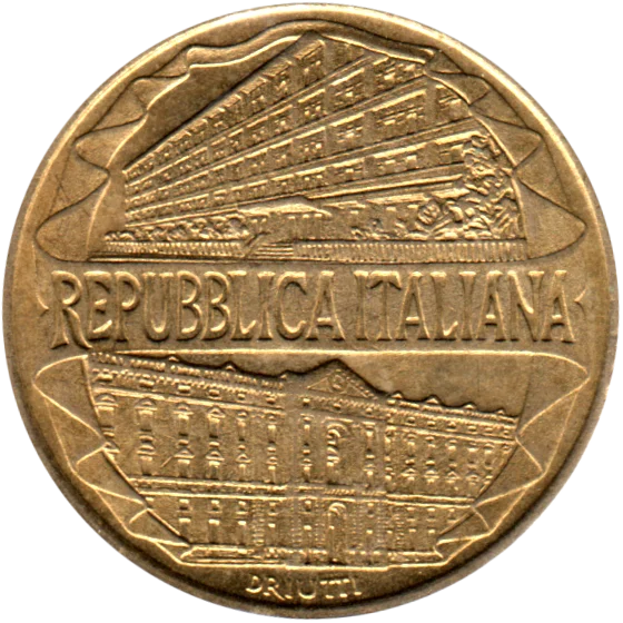 200 Lire, 1996 Obverse