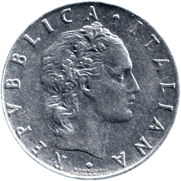 50 Lire, 1966 Obverse