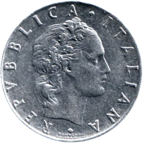 Preview 50 Lire, 1966 obverse