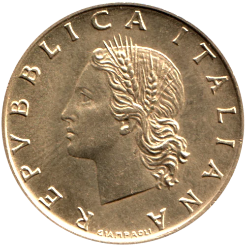20 Lire, 1969 Obverse
