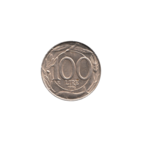 Preview 100 Lire, 1996 reverse