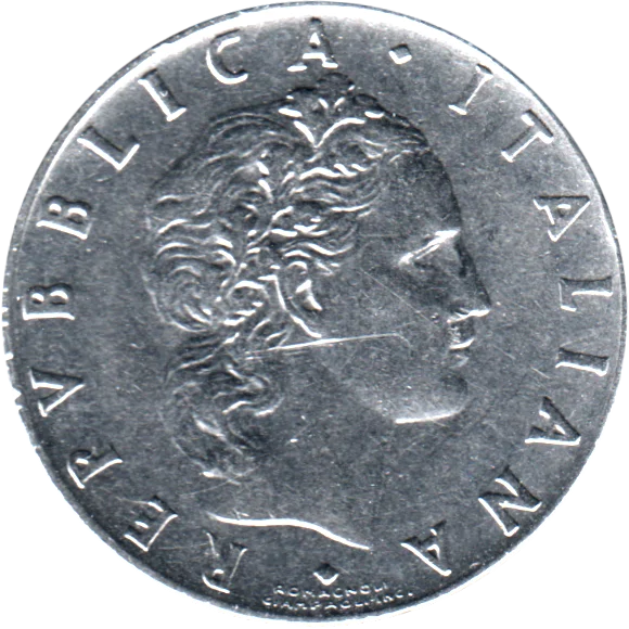 50 Lire, 1969 Obverse
