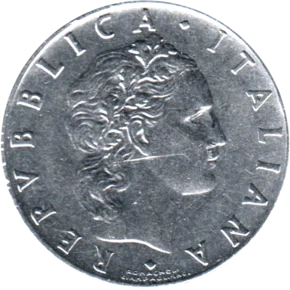Preview 50 Lire, 1969 obverse