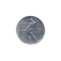 Preview 50 Lire, 1969 reverse