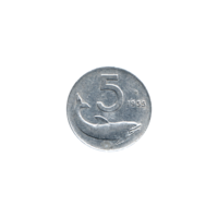 Preview 5 Lire, 1955 reverse
