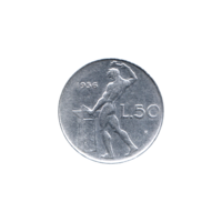 Preview 50 Lire, 1956 reverse