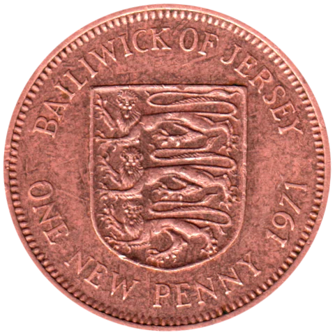 1 penny, 1971 Reverse