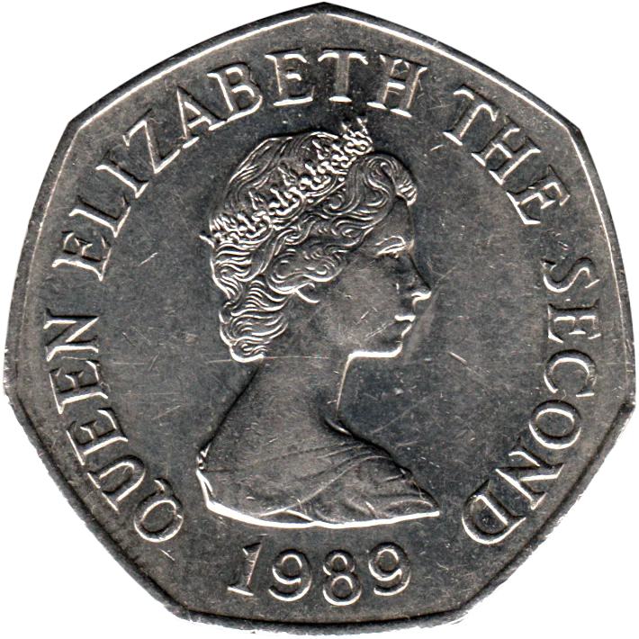 50 pence, 1989 Obverse