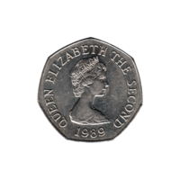 Preview 50 pence, 1989 obverse