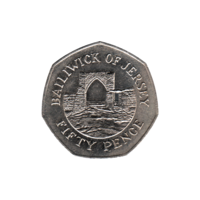 Preview 50 pence, 1989 reverse