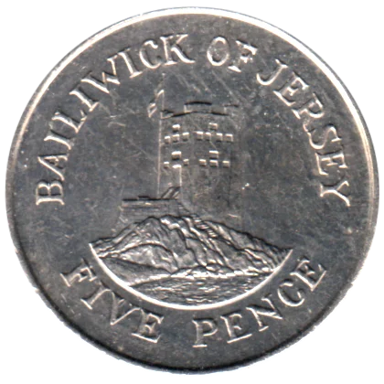 5 pence, 1990 Reverse