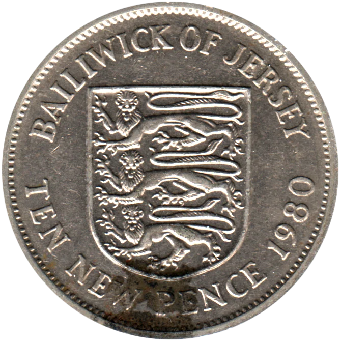 10 pence, 1980 Reverse