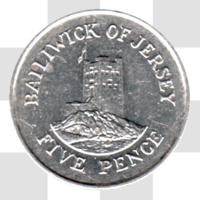 Preview 5 pence, 1993 reverse