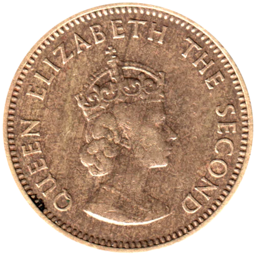 ¼ shilling, 1957 Obverse