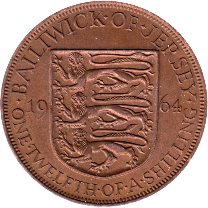 1 penny, 1964 Reverse