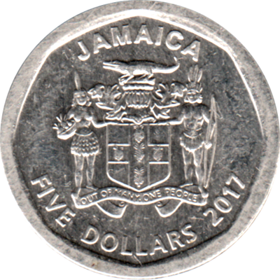 5 Dollars, 2017 Reverse